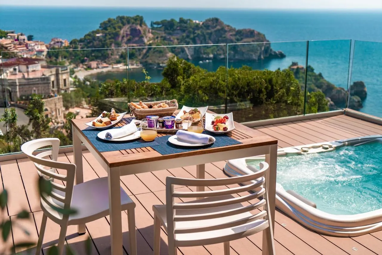 ** Lägenhetshotell Isola Bella Infinity Suites Taormina Italien